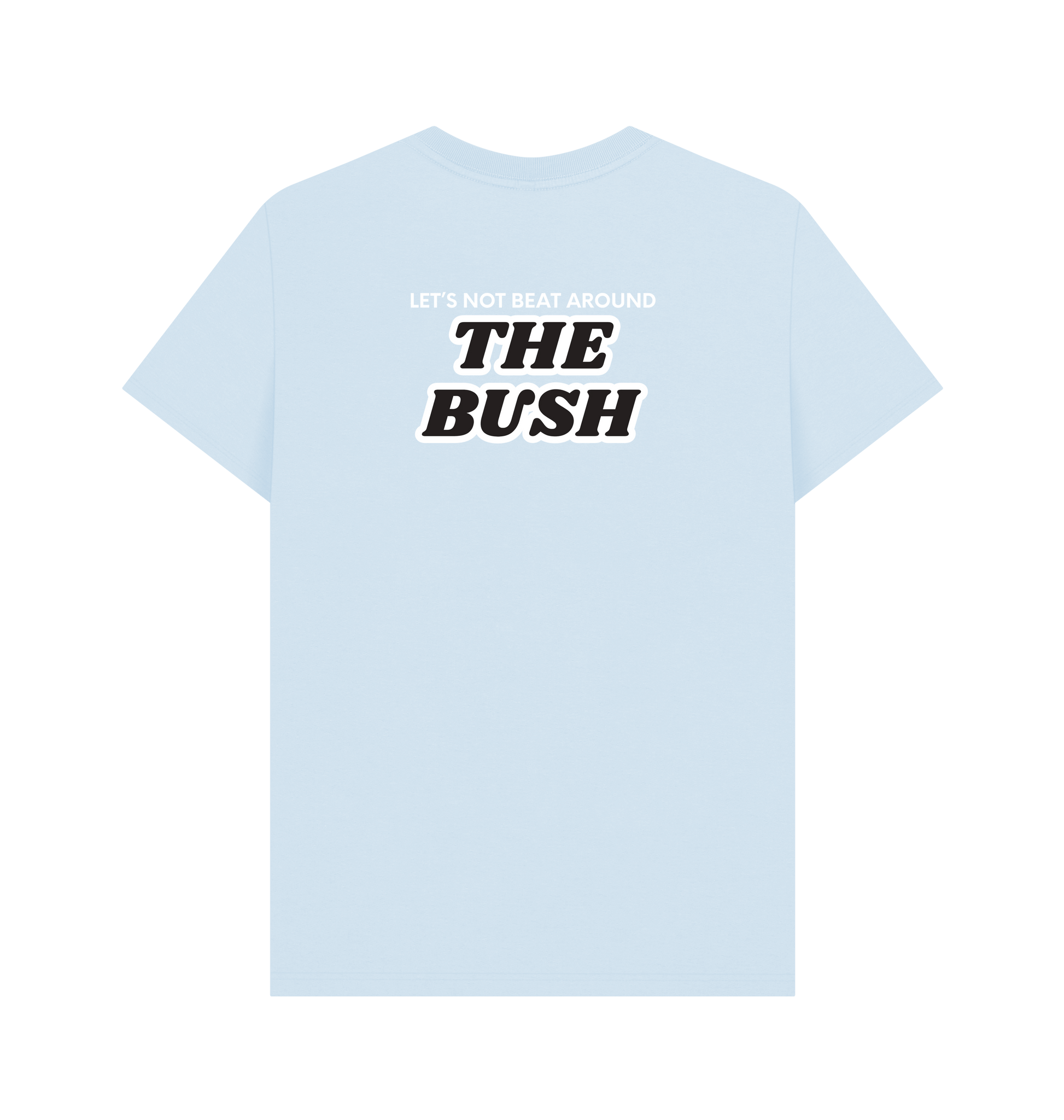 Sky Blue Printed T-shirt Back