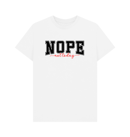 White Printed T-shirt Front
