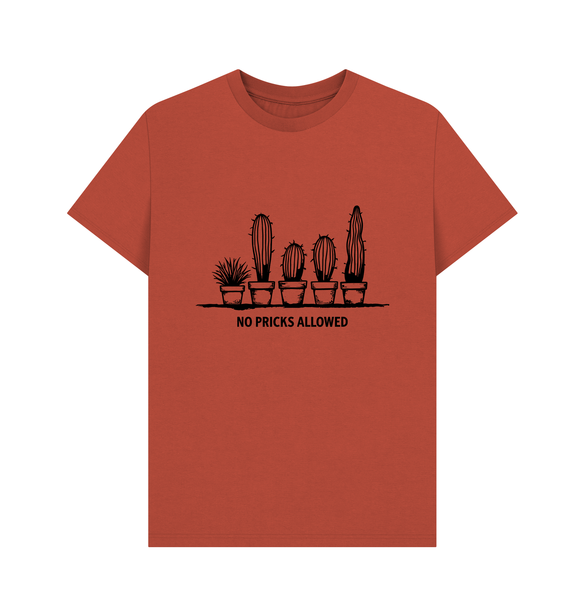 Rust Printed T-shirt Front