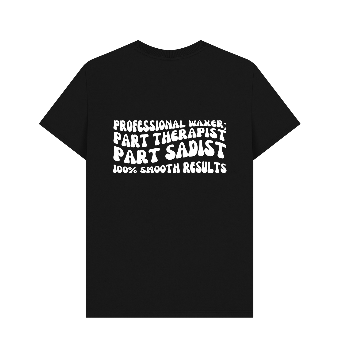 Black Printed T-shirt Back