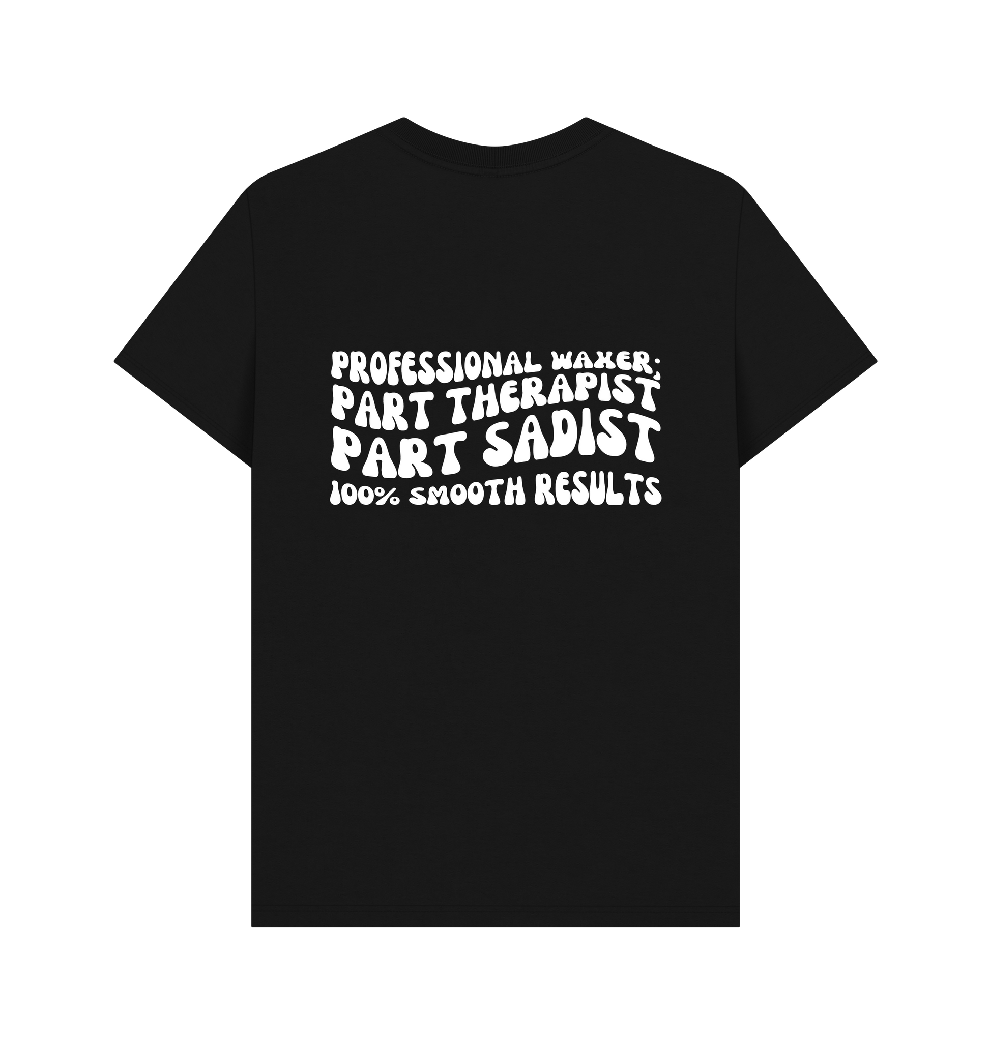 Black Printed T-shirt Back