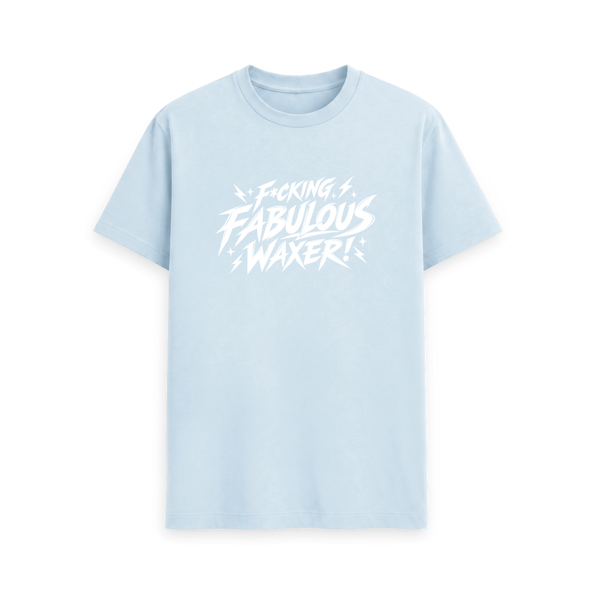 Sky Blue Printed T-shirt Front