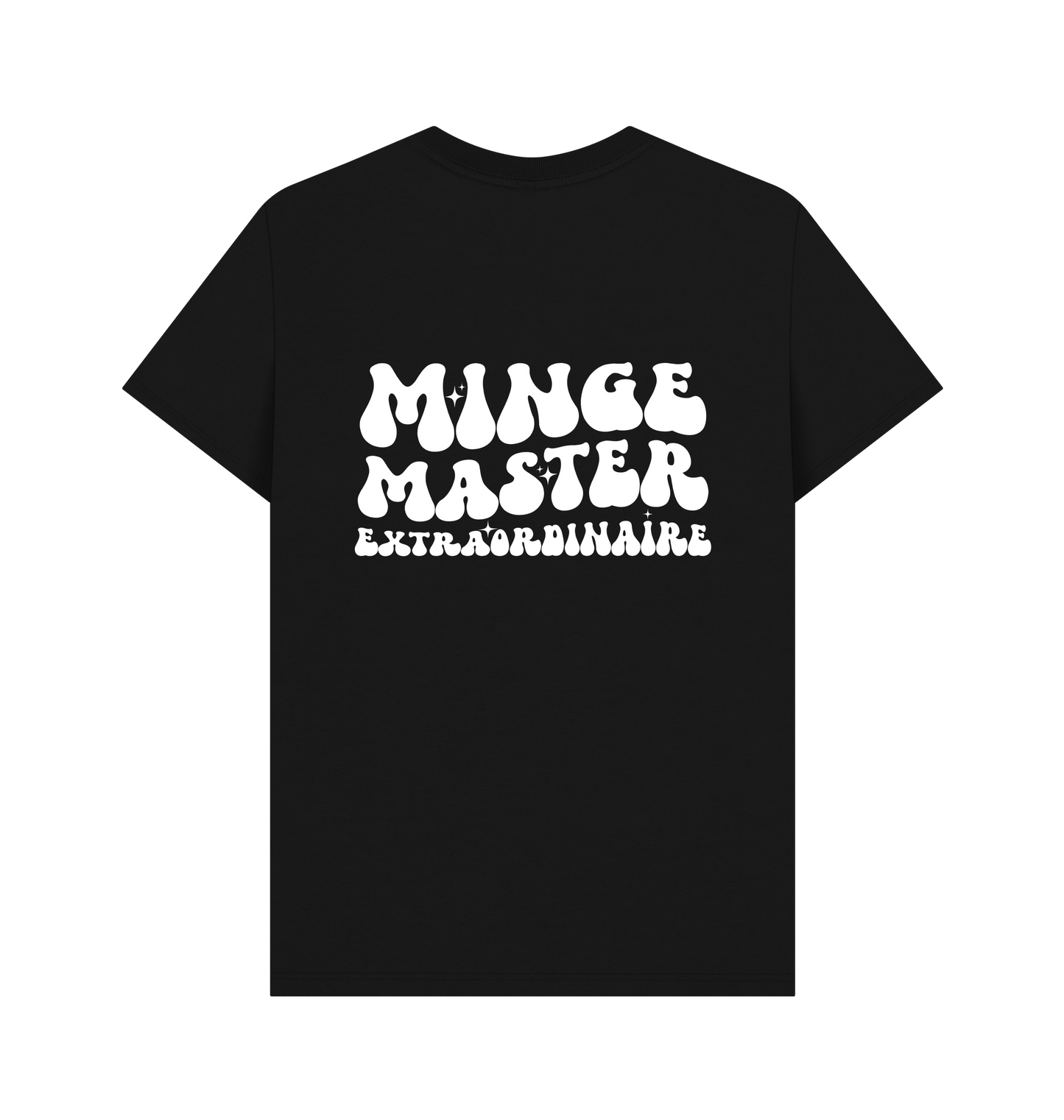 Black Printed T-shirt Back