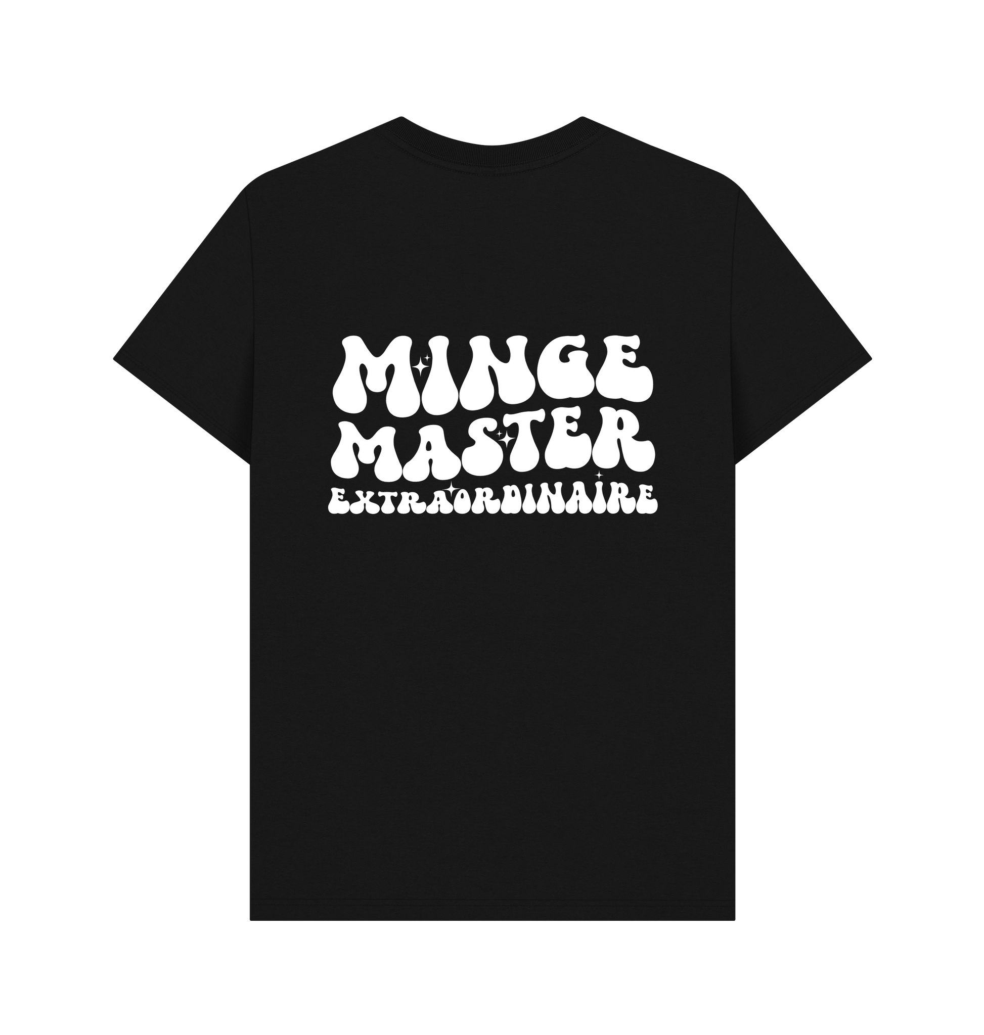Black Printed T-shirt Back