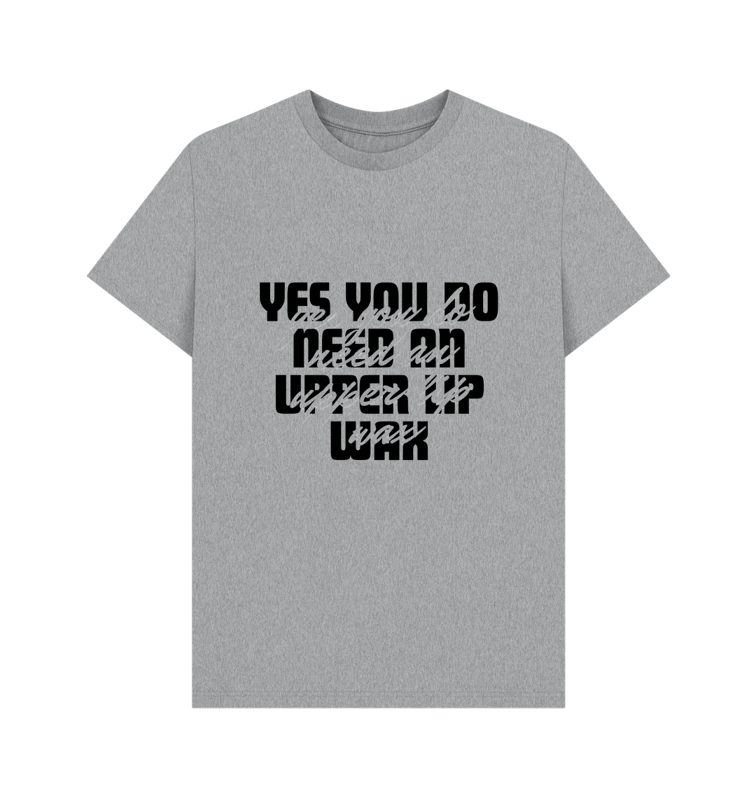 Athletic Grey Printed T-shirt Front