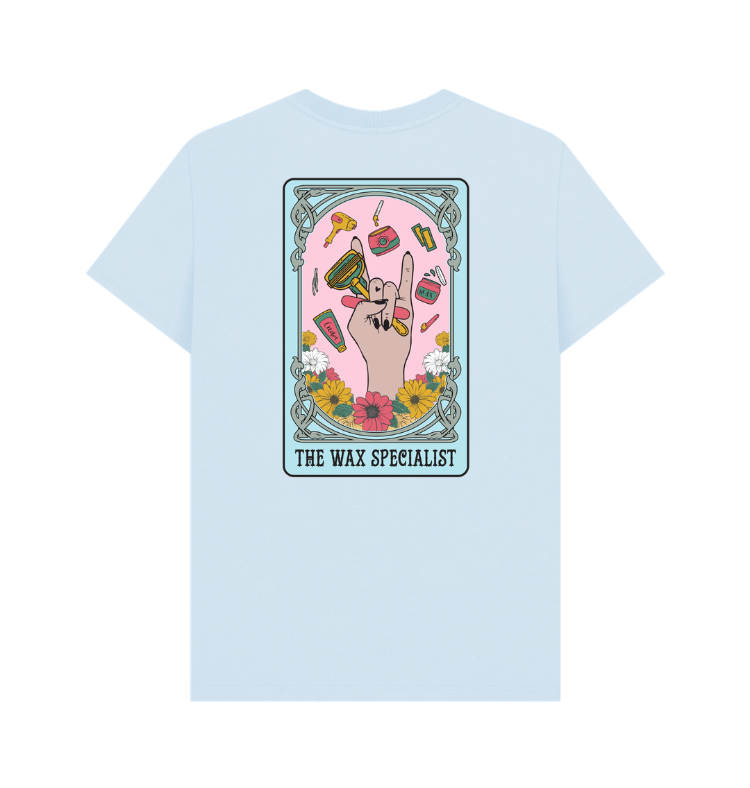 Sky Blue Printed T-shirt Back