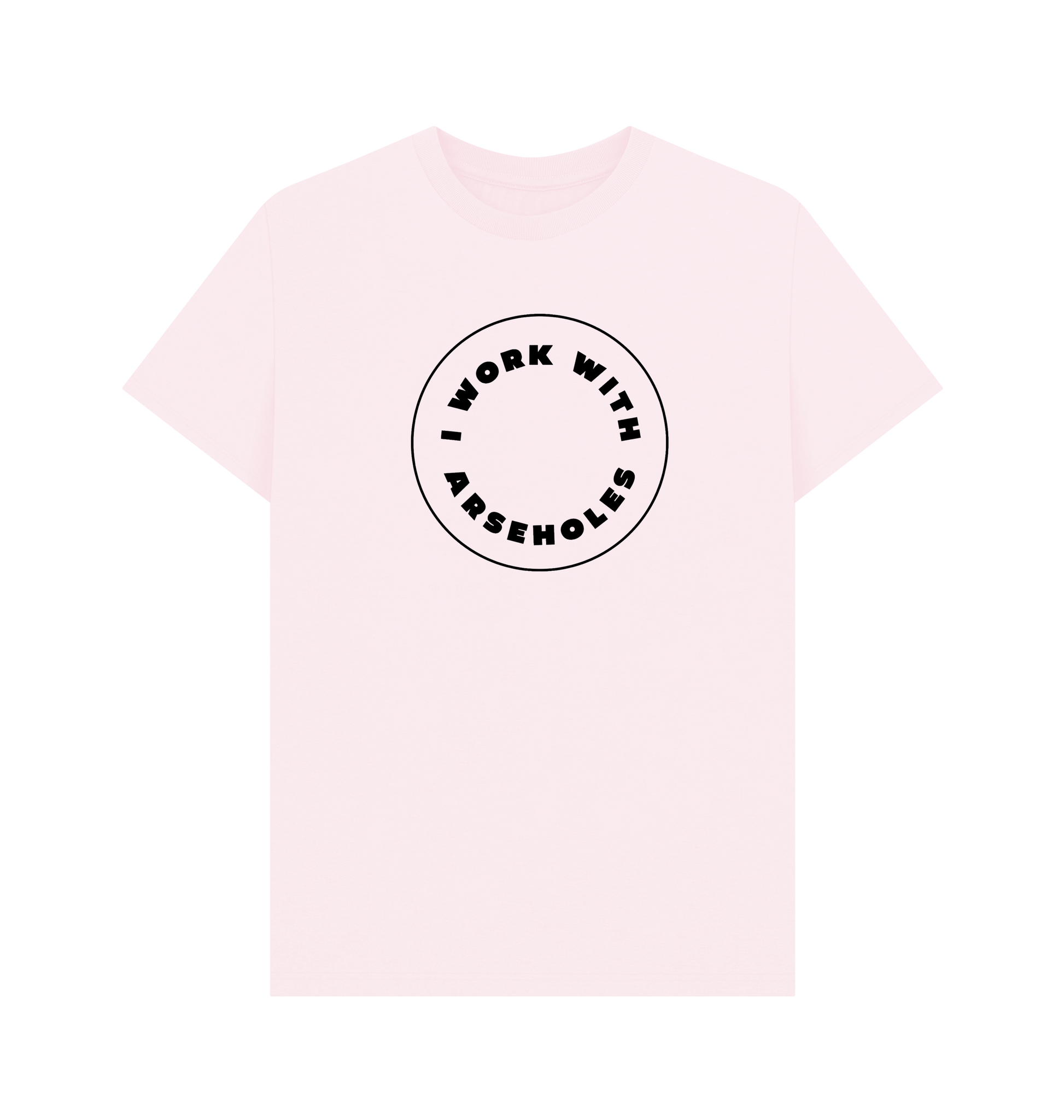 Pink Printed T-shirt Front