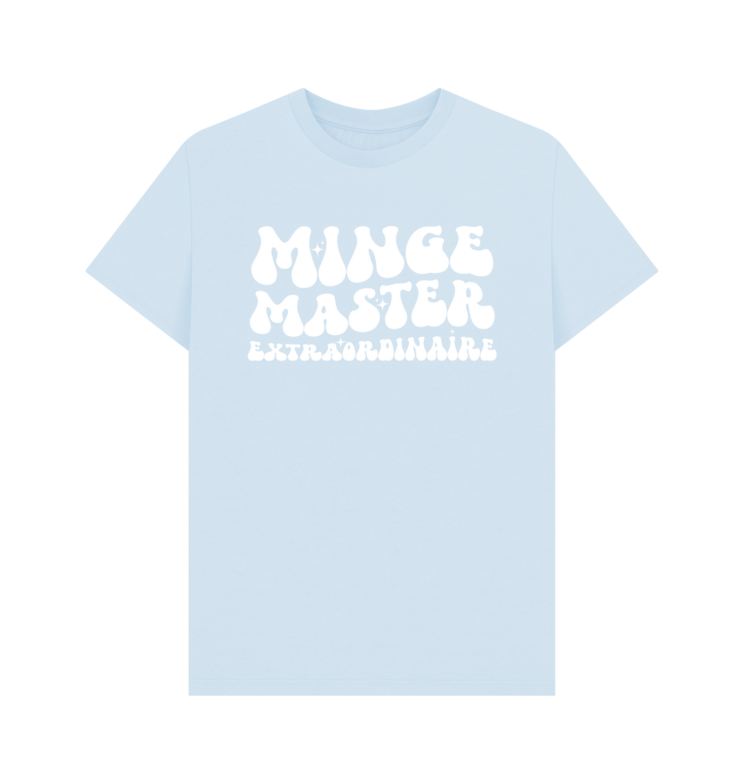 Sky Blue Printed T-shirt Front