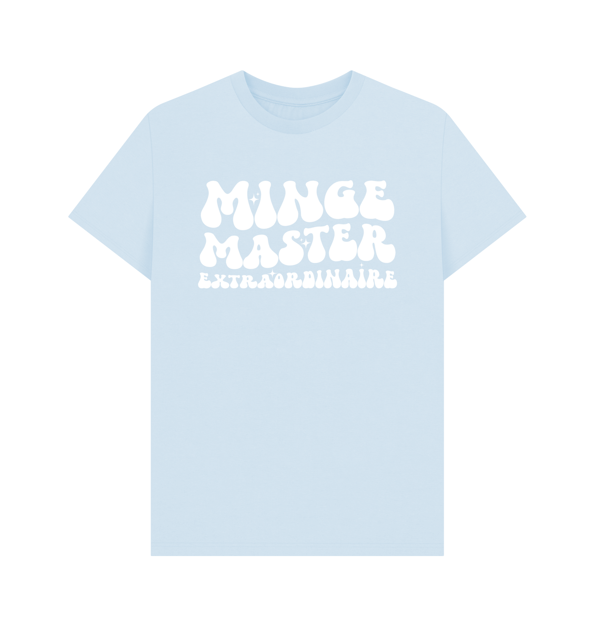Sky Blue Printed T-shirt Front