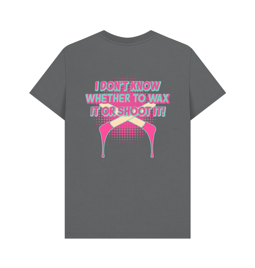 Slate Grey Printed T-shirt Back