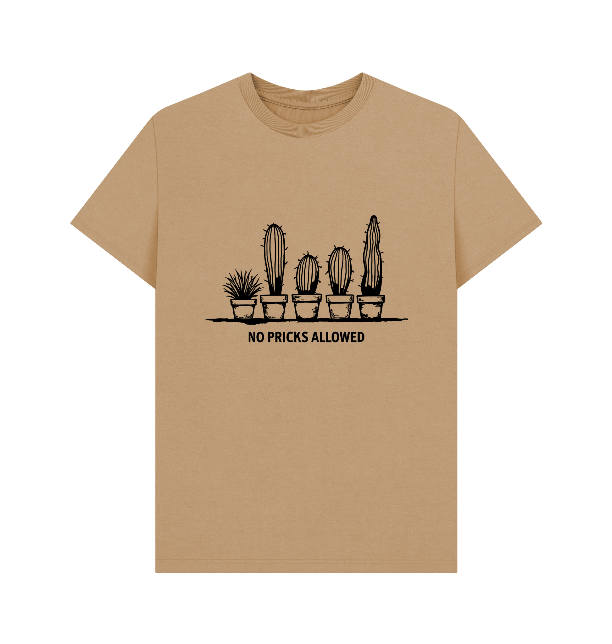 Sand Printed T-shirt Front