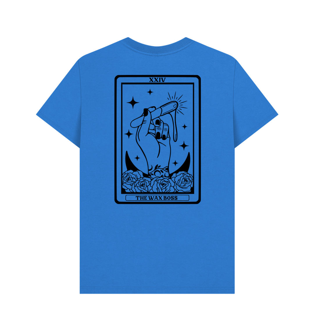 Bright Blue Printed T-shirt Back