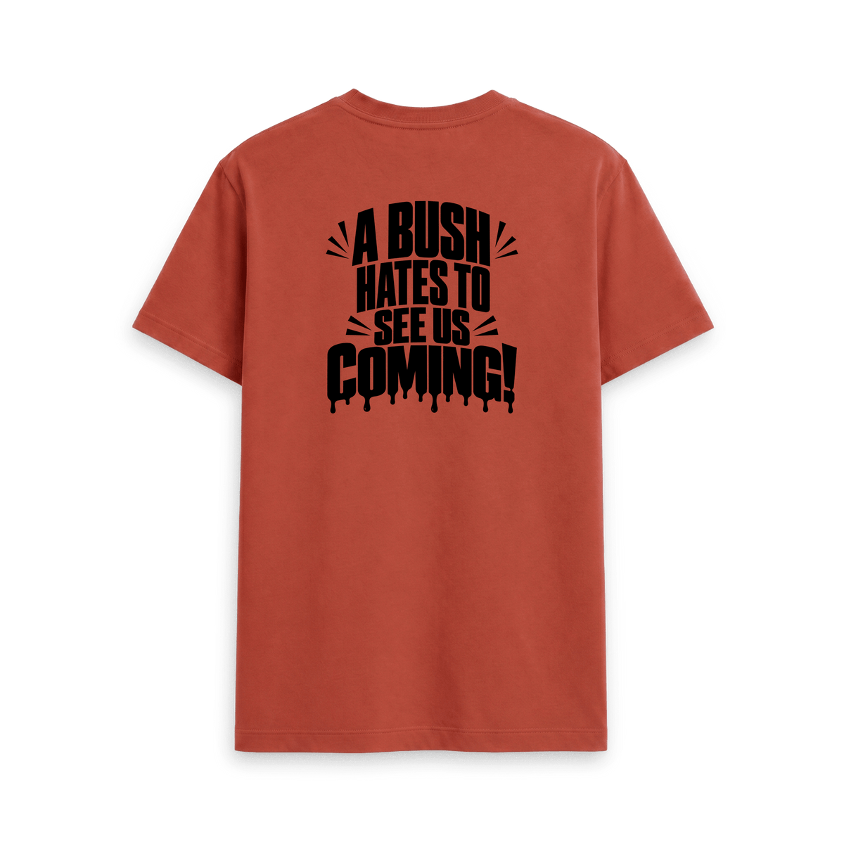 Rust Printed T-shirt Back