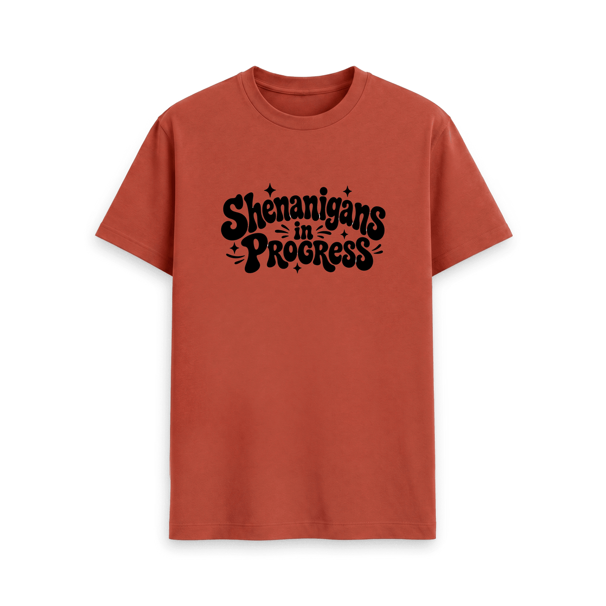 Rust Printed T-shirt Front
