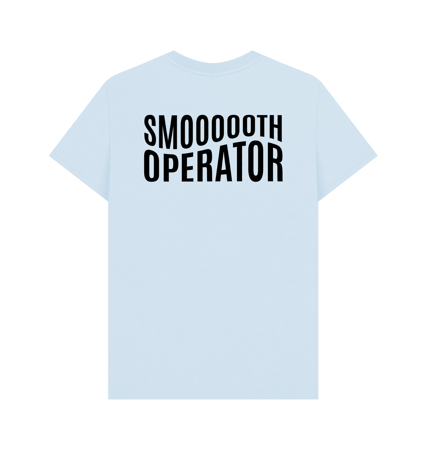 Sky Blue Printed T-shirt Back
