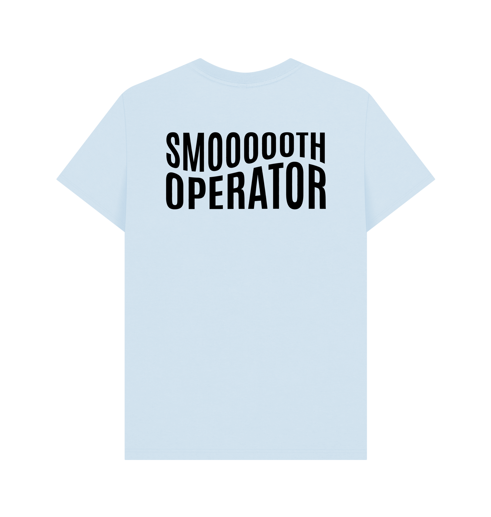 Sky Blue Printed T-shirt Back