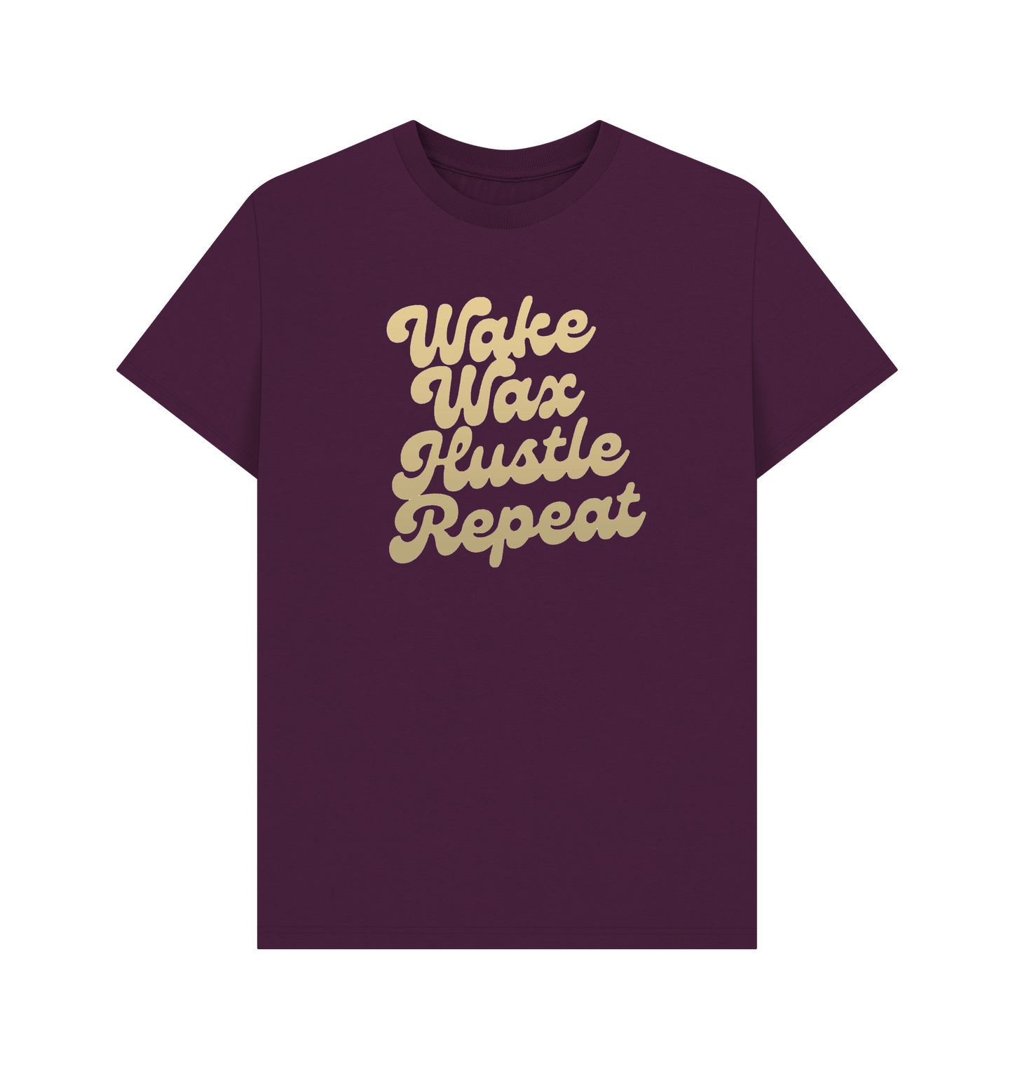 Purple Printed T-shirt Front
