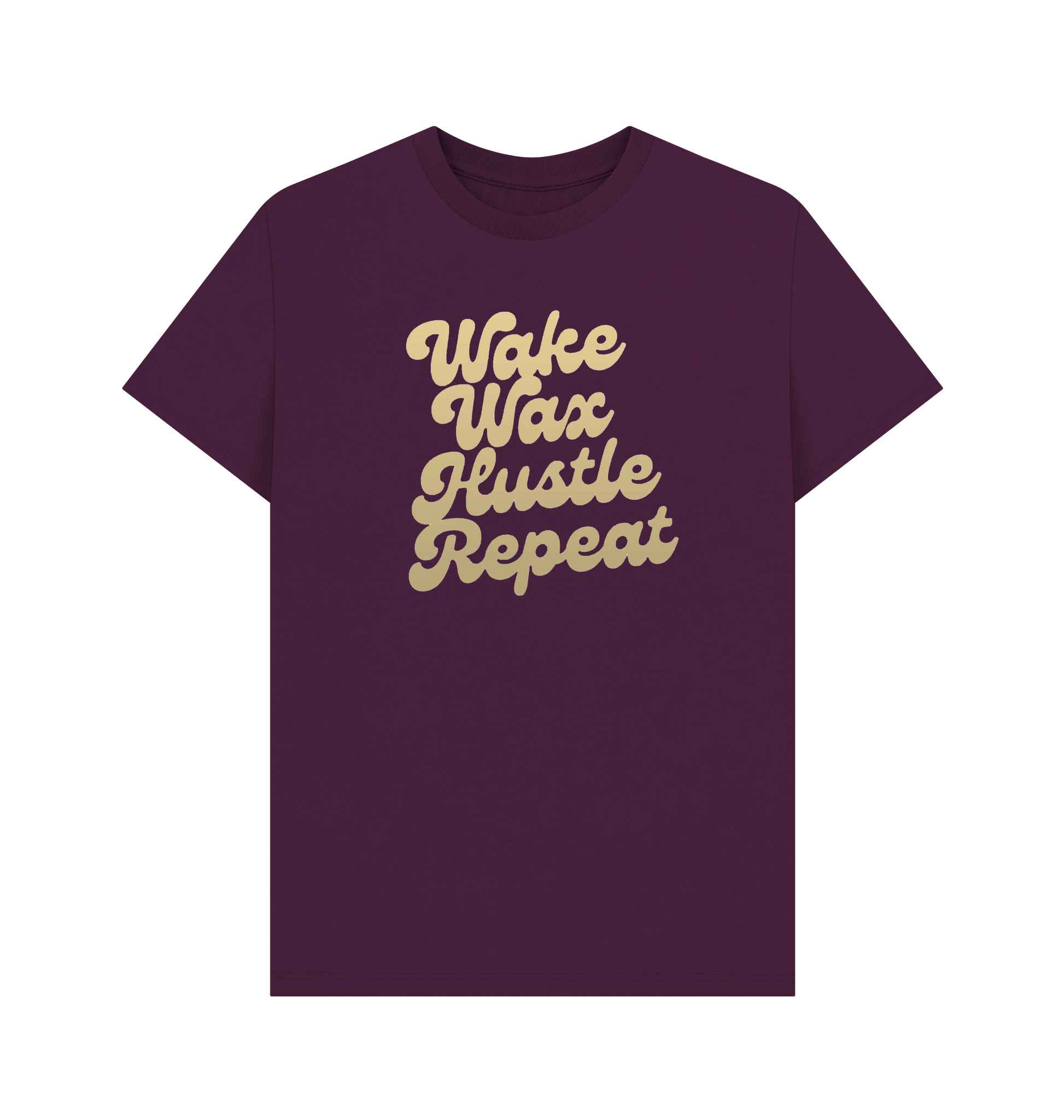 Purple Printed T-shirt Front