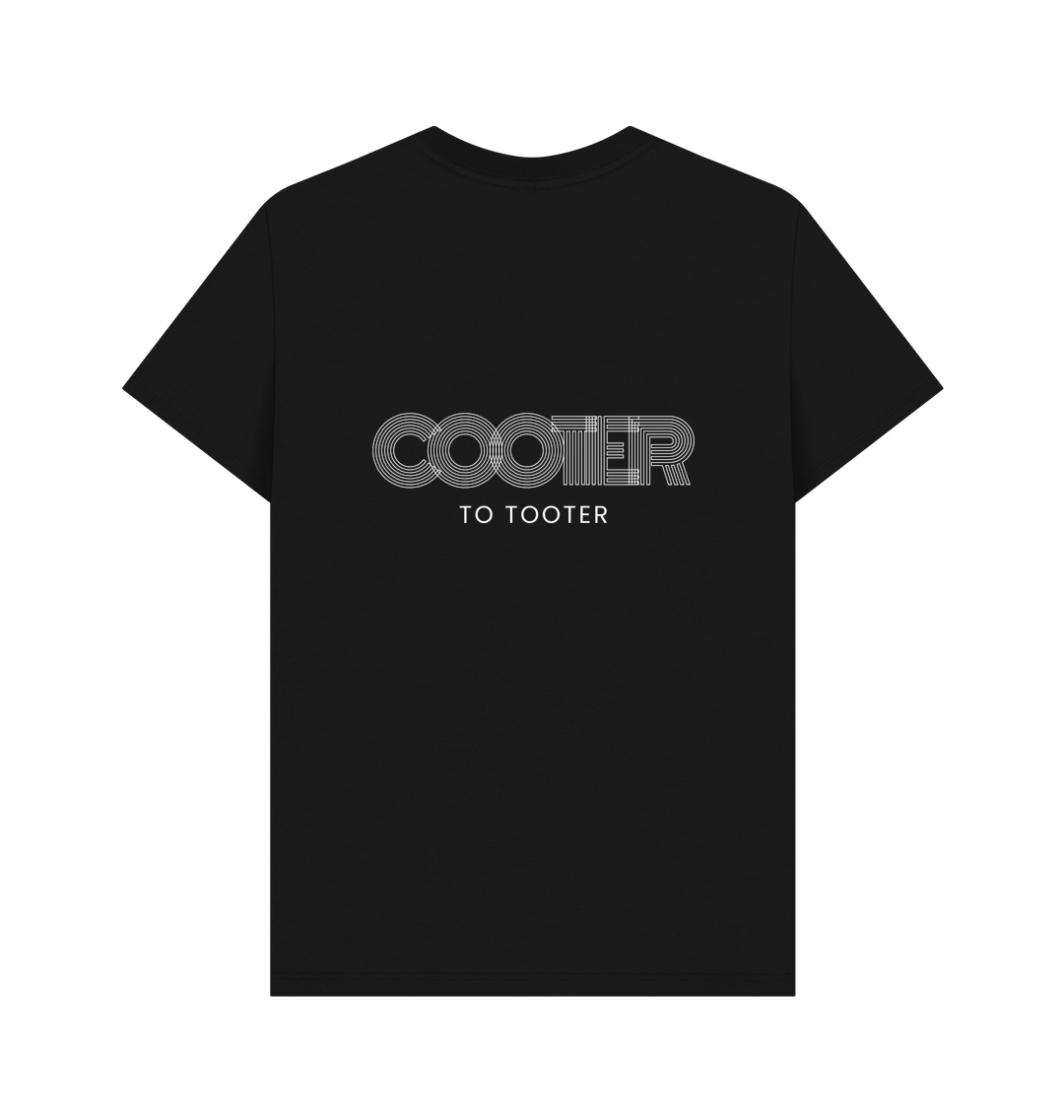 Black Printed T-shirt Back