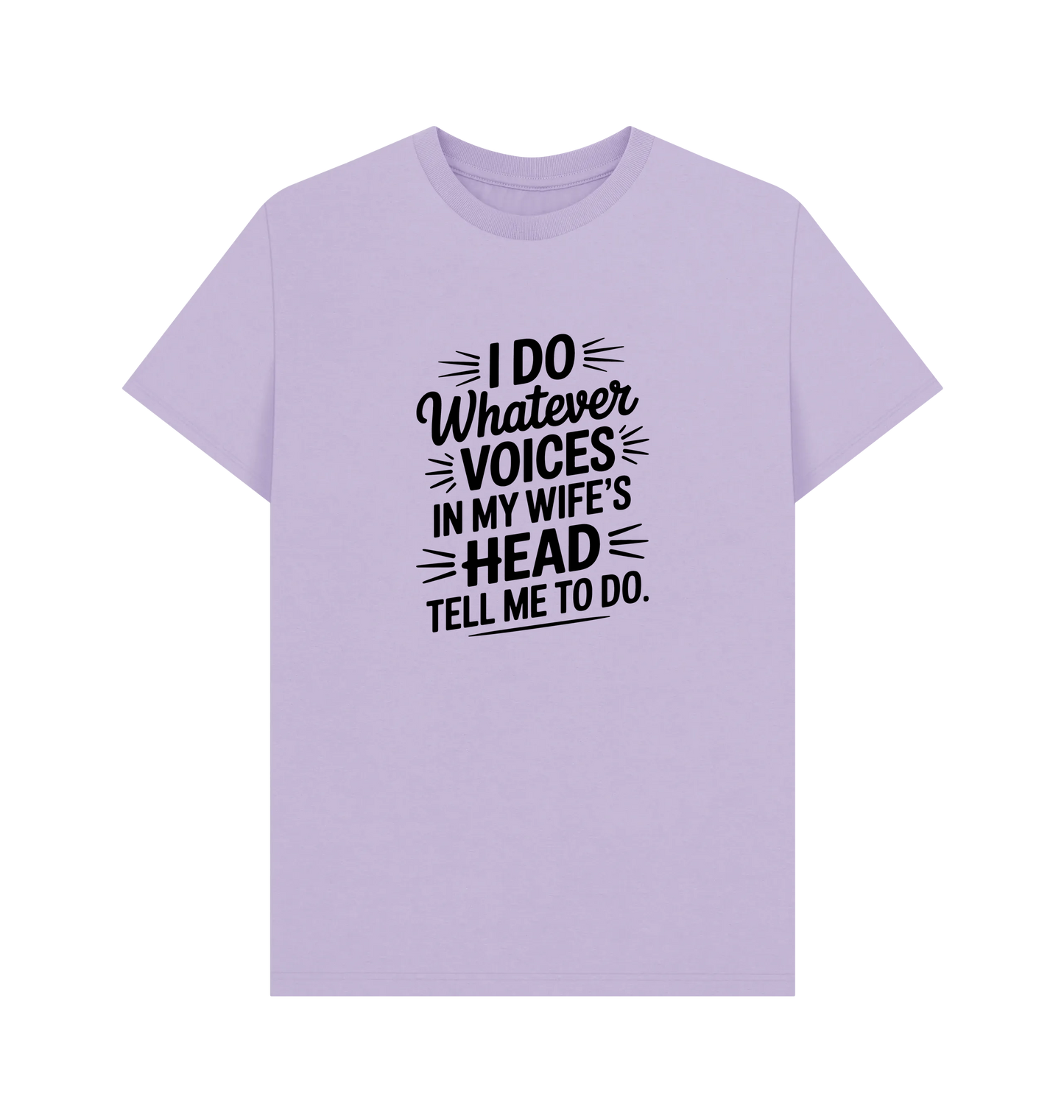 Lilac Printed T-shirt Front