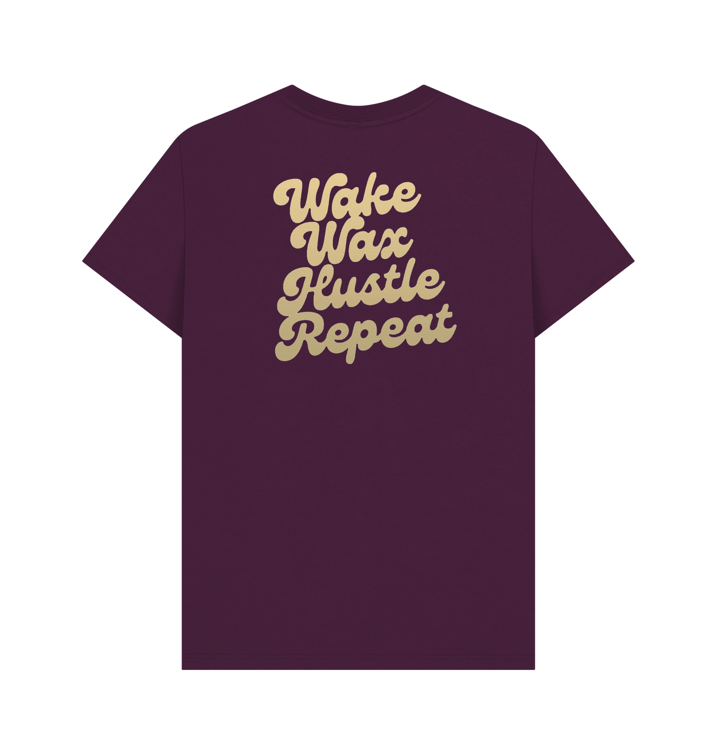 Purple Printed T-shirt Back
