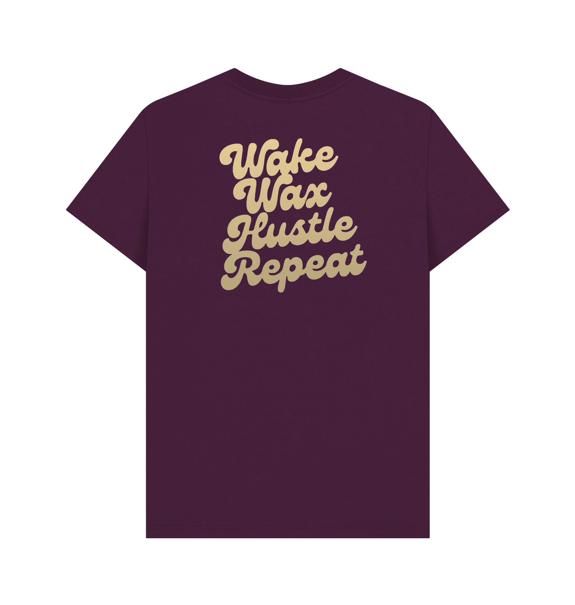 Purple Printed T-shirt Back