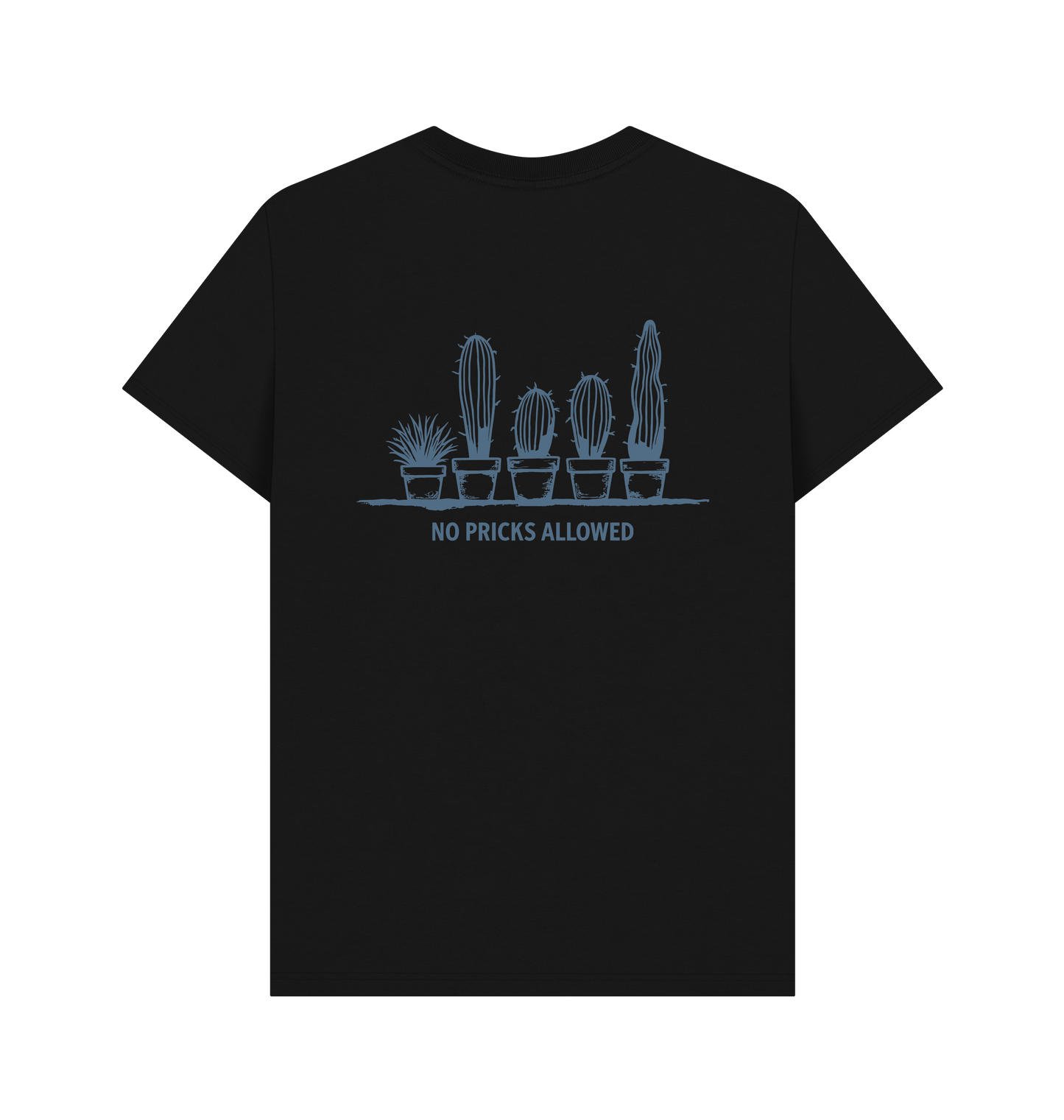 Black Printed T-shirt Back