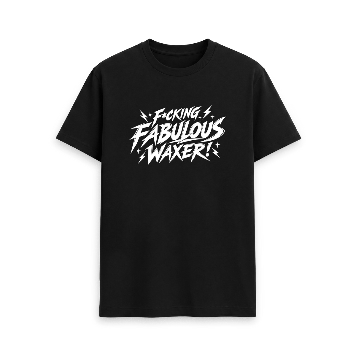 Black Printed T-shirt Front