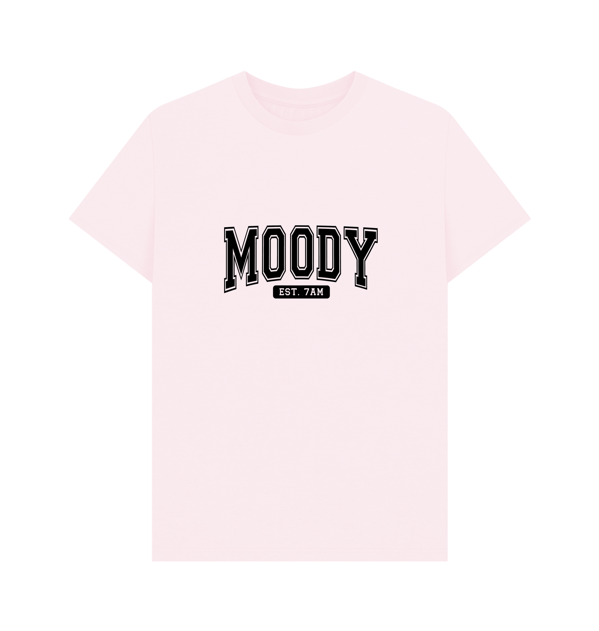 Pink Printed T-shirt Front