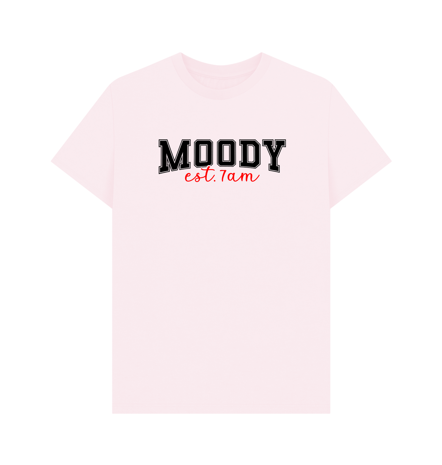 Pink Printed T-shirt Front