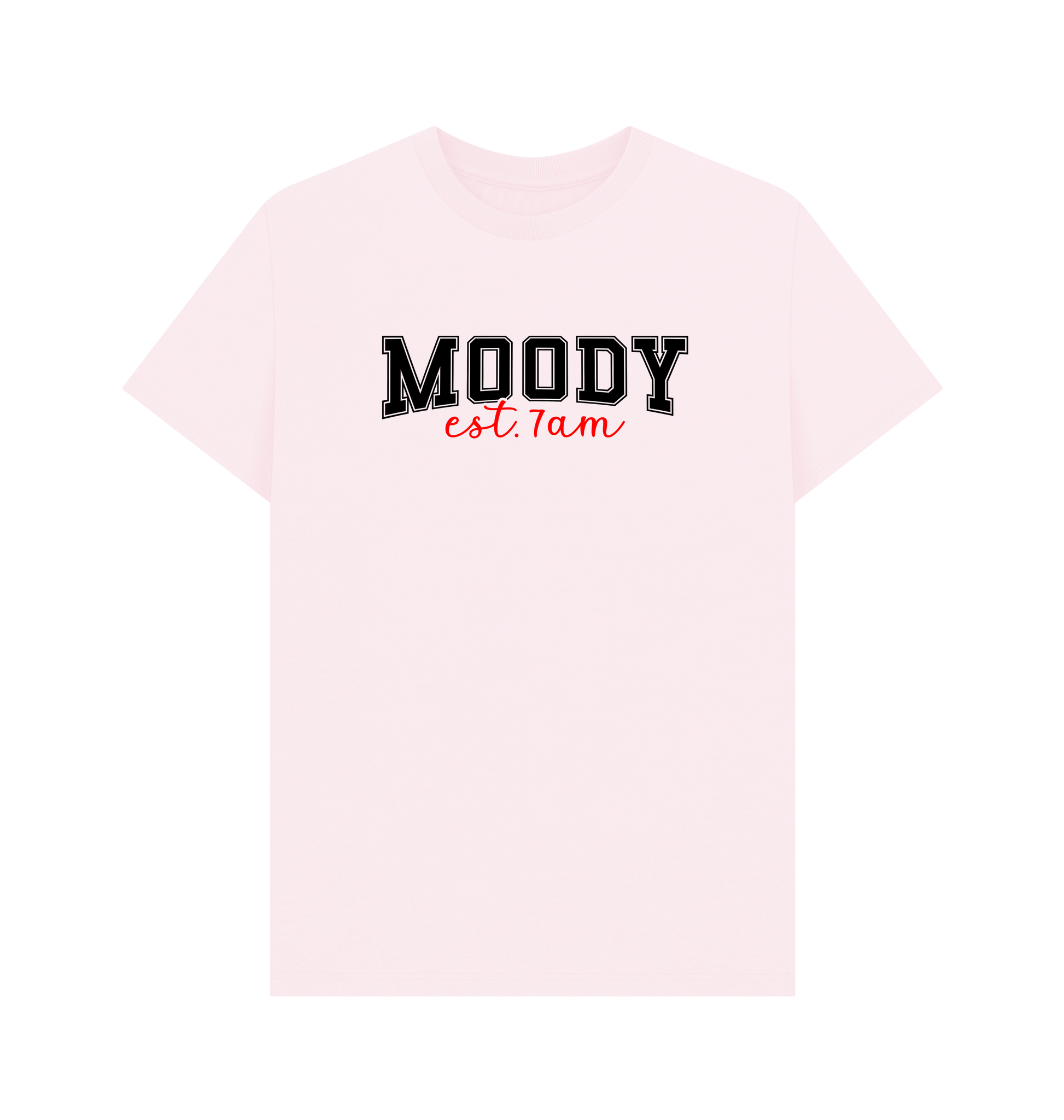 Pink Printed T-shirt Front