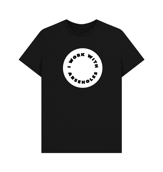 Black Printed T-shirt Front