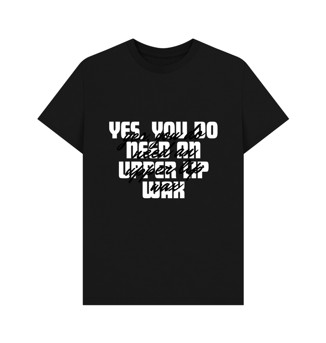 Black Printed T-shirt Front