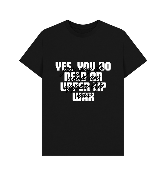 Black Printed T-shirt Front