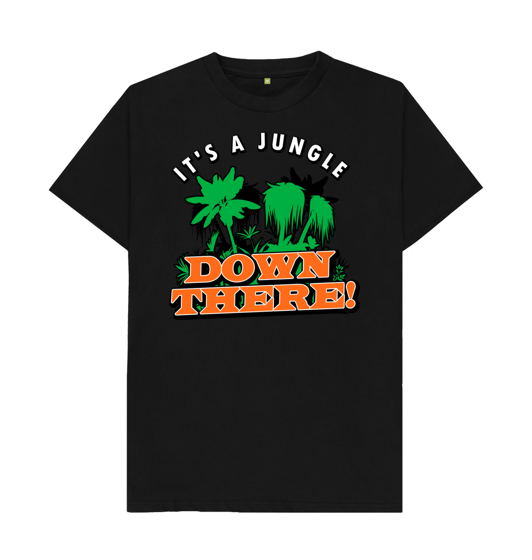 Black Printed T-shirt Front