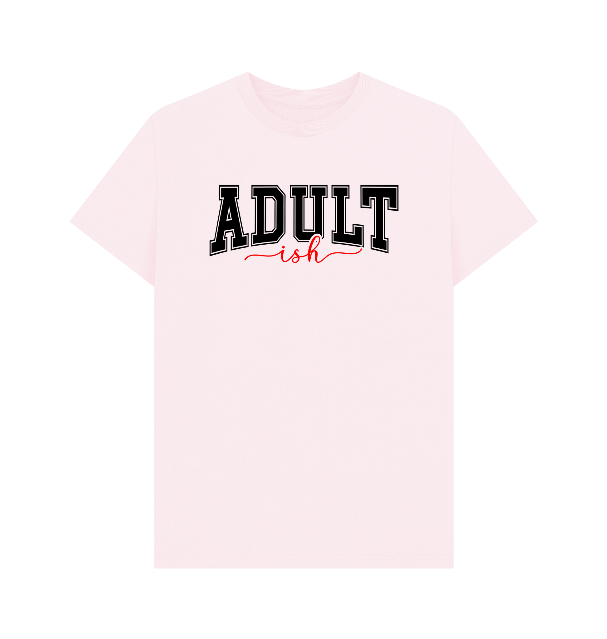 Pink Printed T-shirt Front