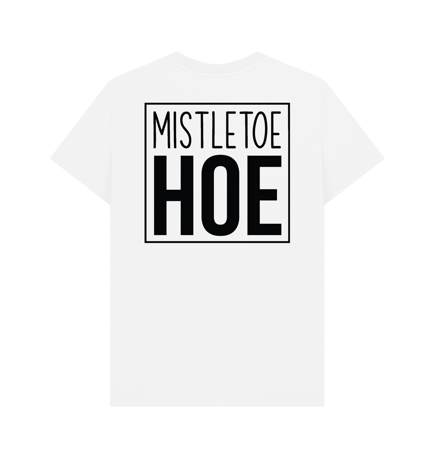 White Printed T-shirt Back