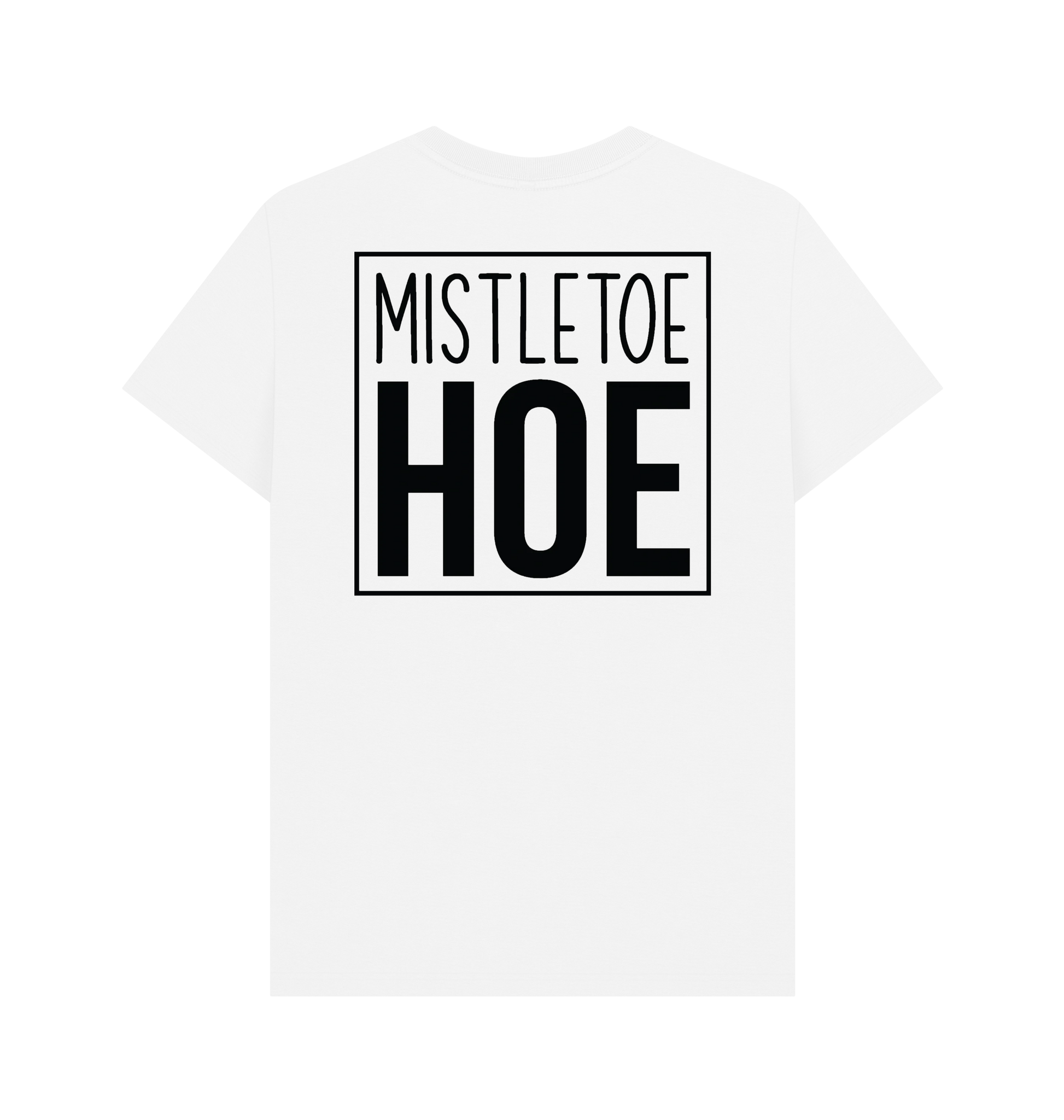 White Printed T-shirt Back