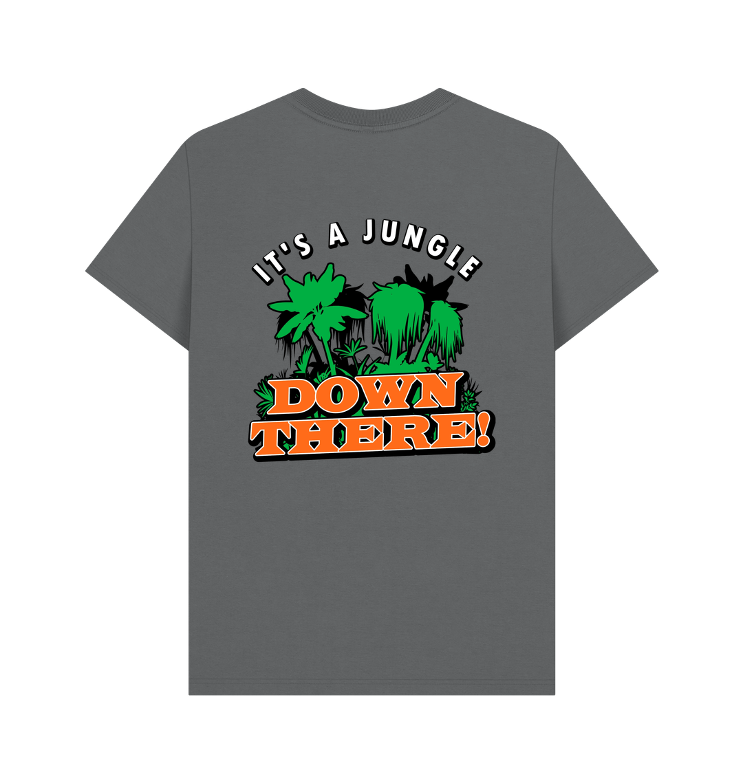 Slate Grey BACK DESIGN - IT'S A JUNGLE DOWN THERE!