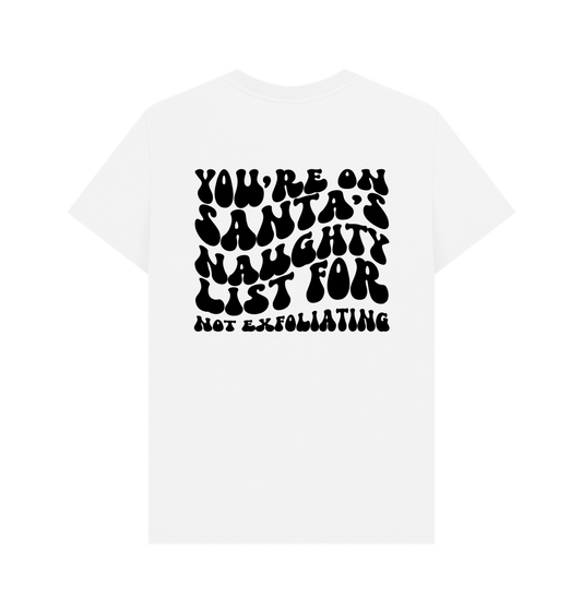 White Printed T-shirt Back