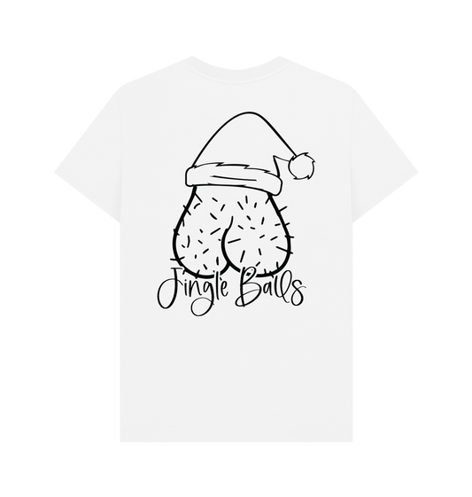 White Printed T-shirt Back