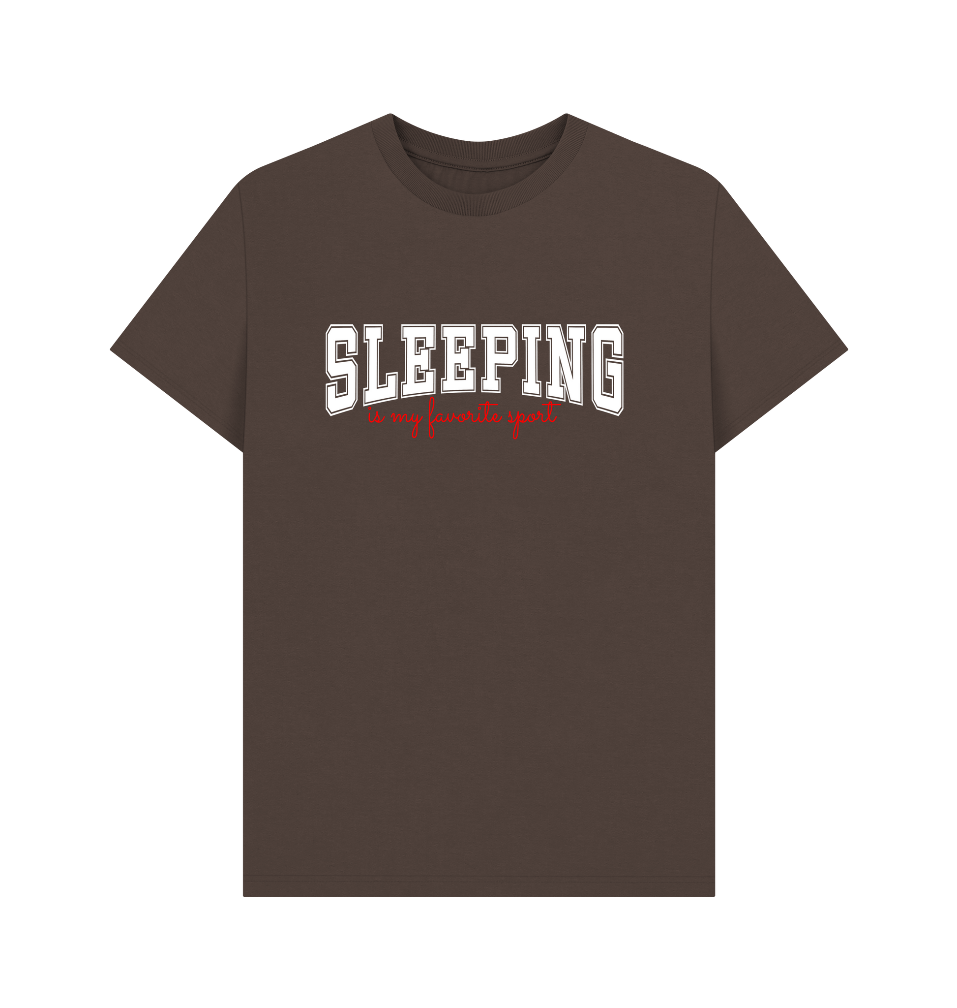 Chocolate Printed T-shirt Front