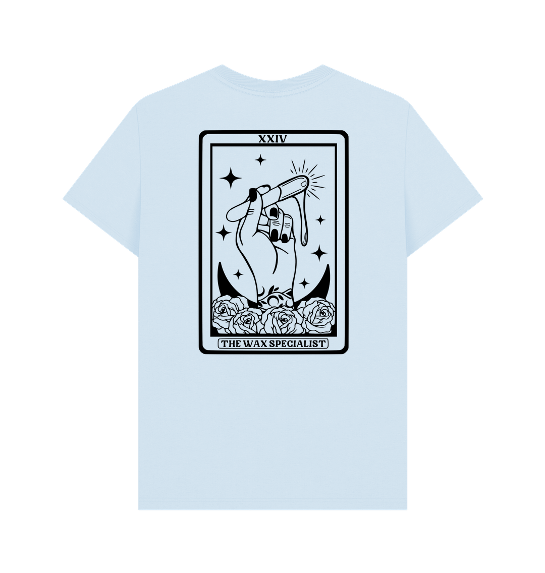 Sky Blue Printed T-shirt Back