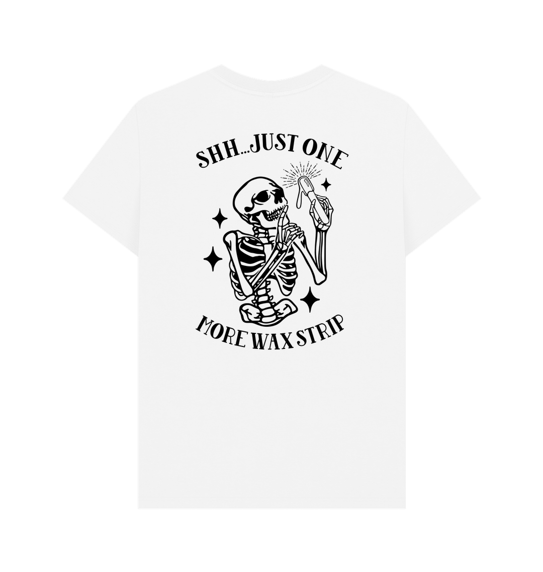 White BACK DESIGN - JUST ONE MORE STRIP black