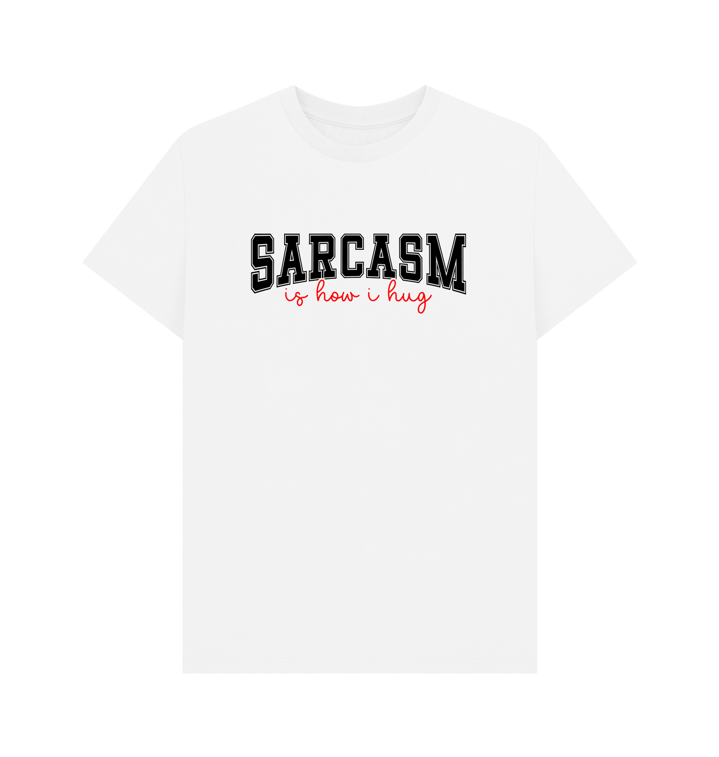 White Printed T-shirt Front