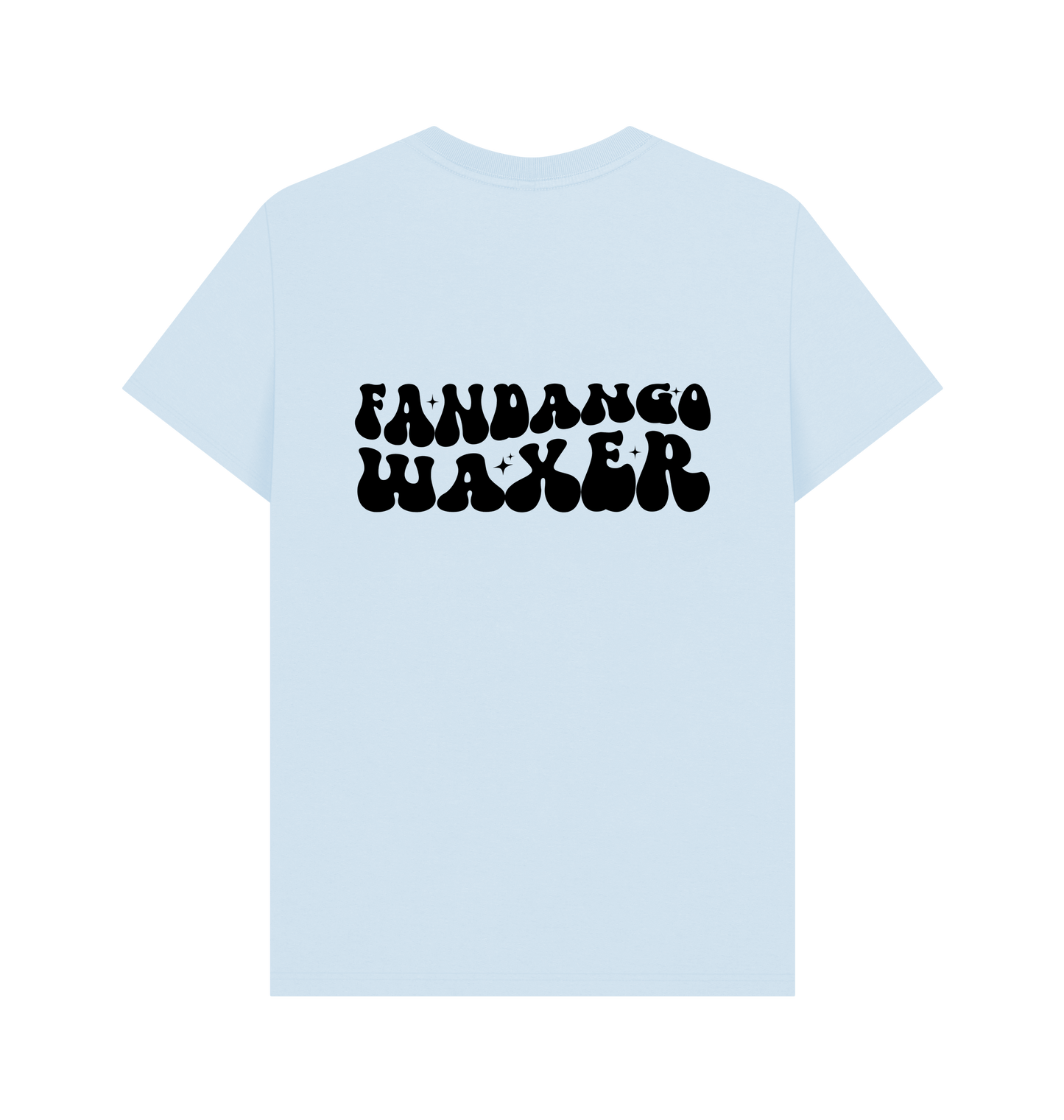 Sky Blue Printed T-shirt Back