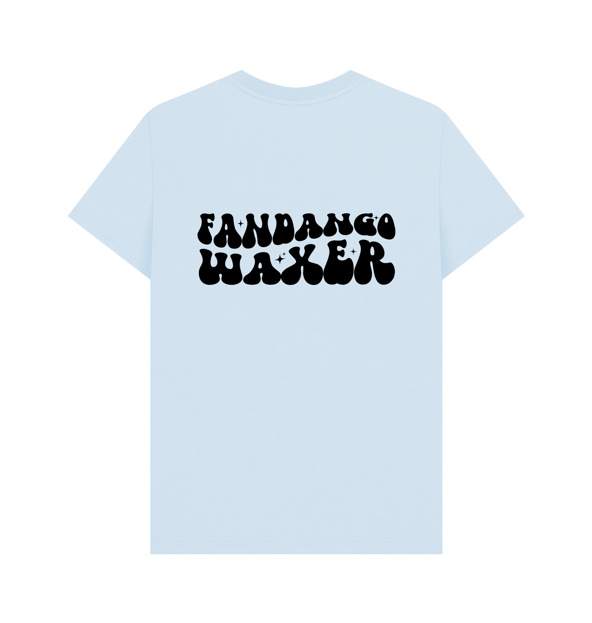 Sky Blue Printed T-shirt Back