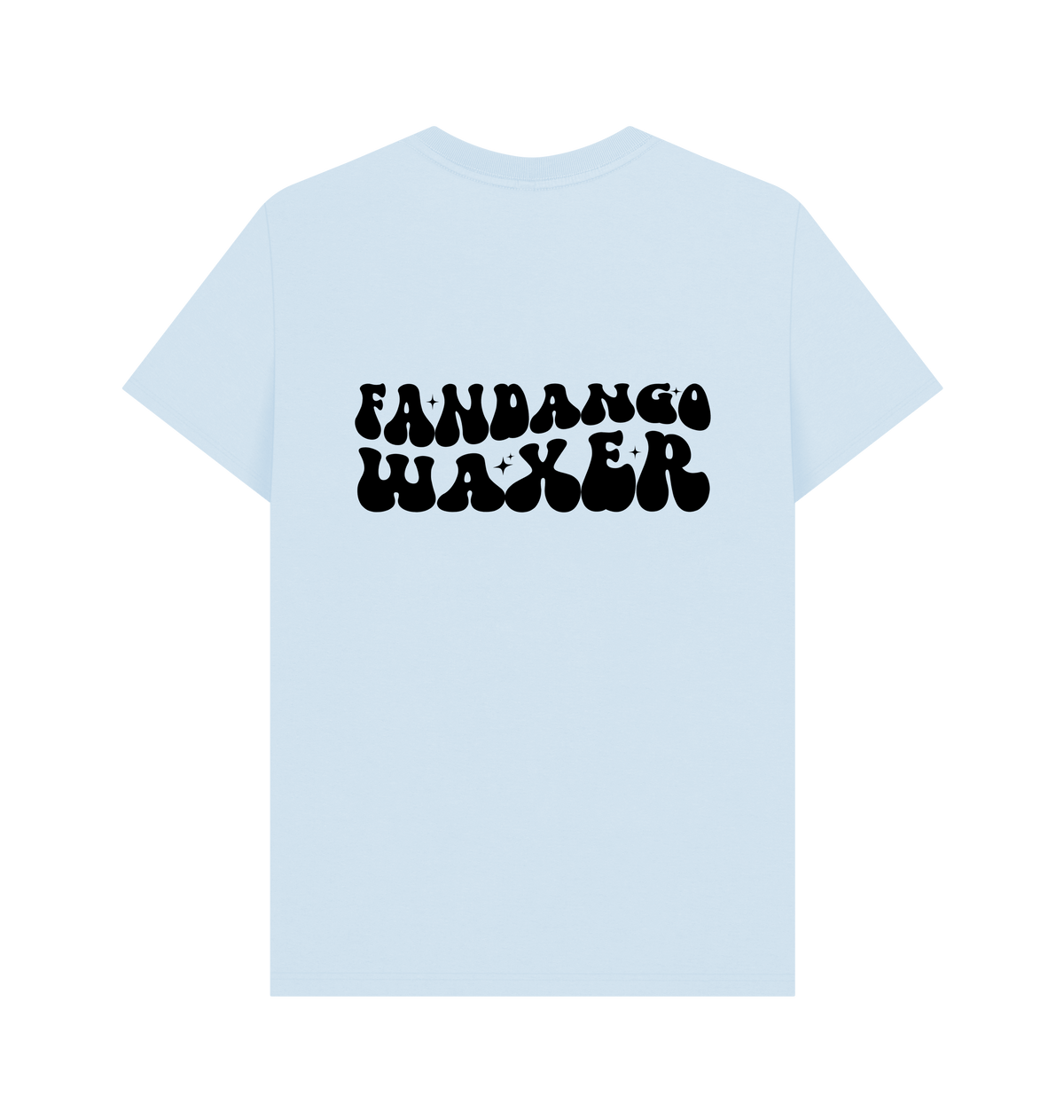 Sky Blue Printed T-shirt Back