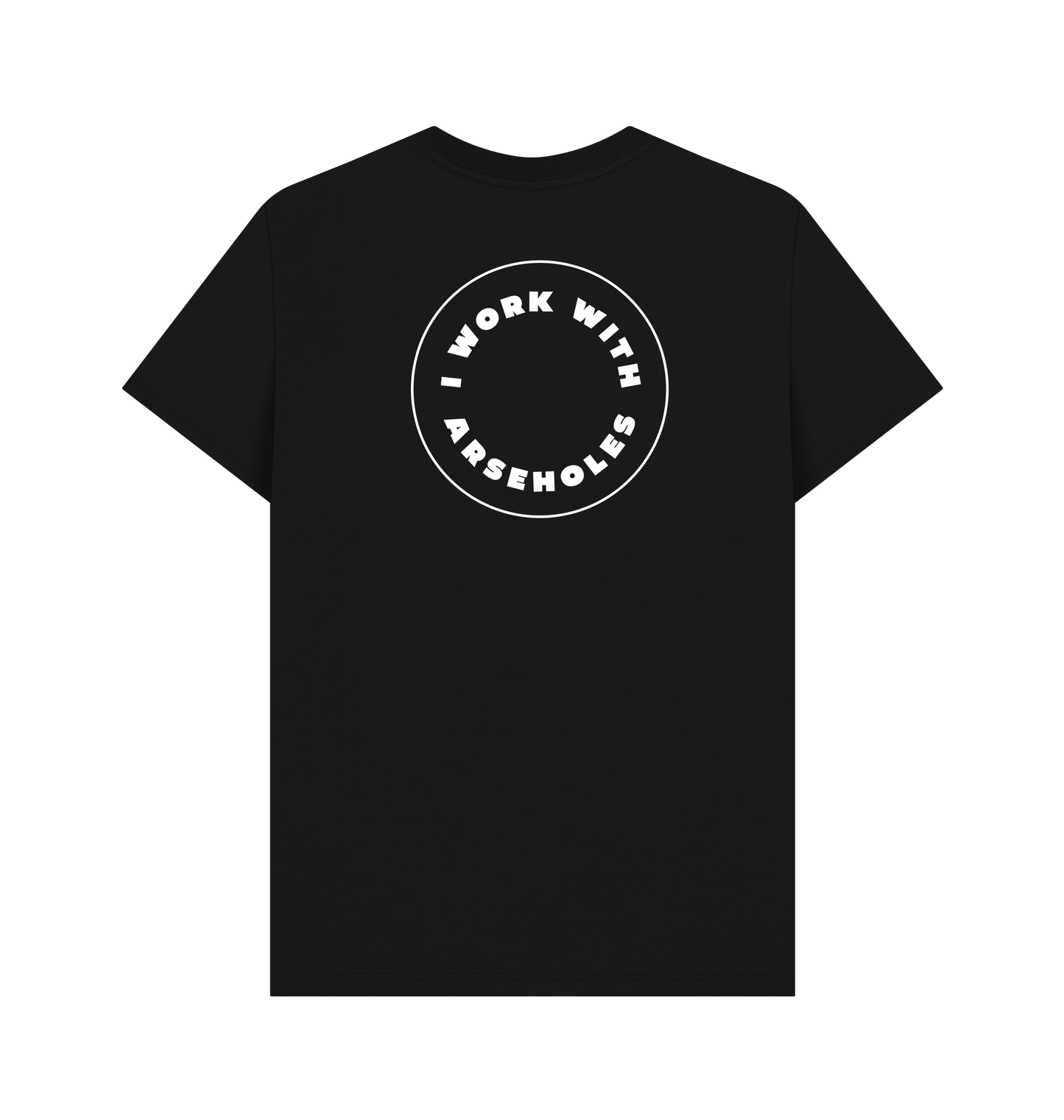 Black Printed T-shirt Back