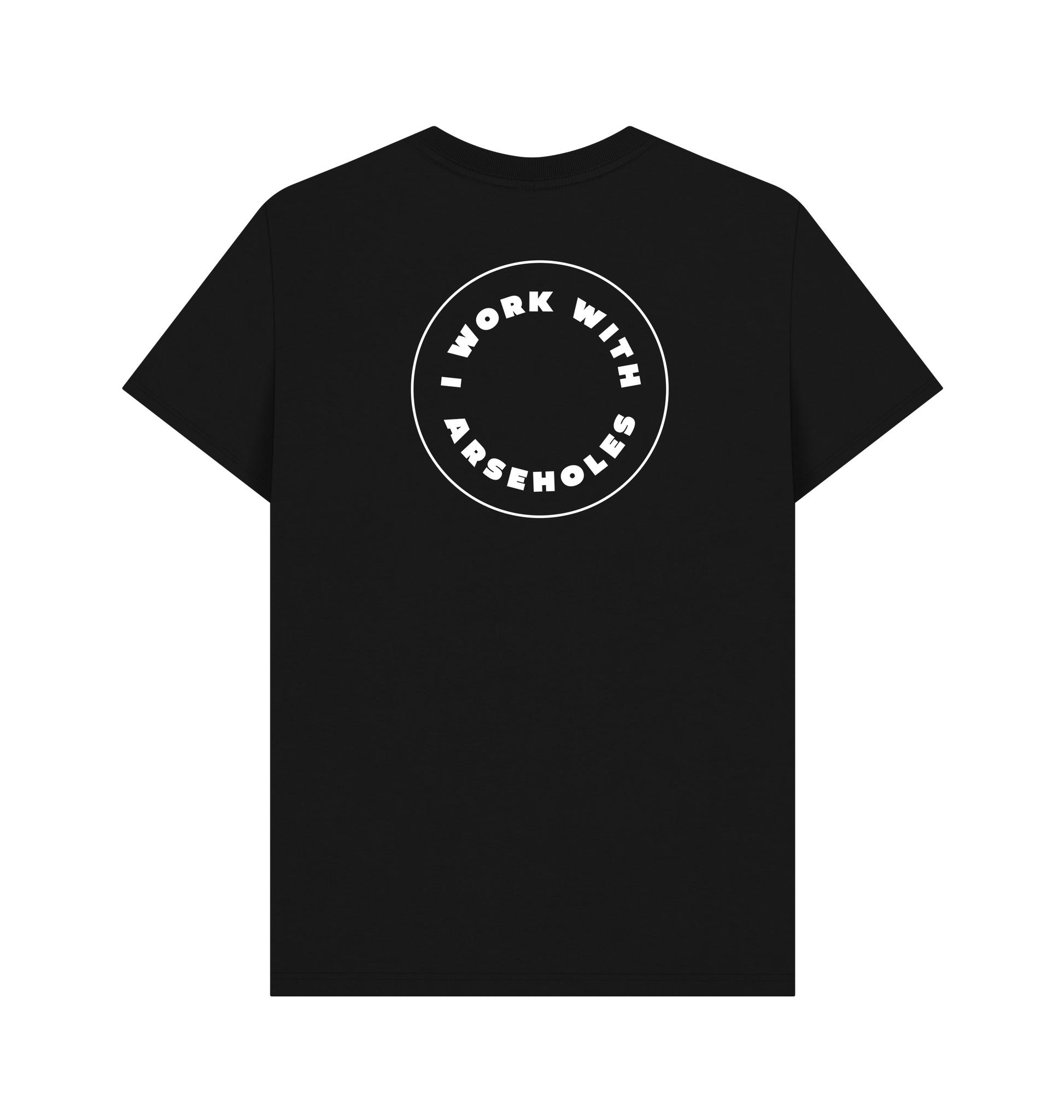 Black Printed T-shirt Back